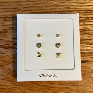 Brand new Madewell earrings set
